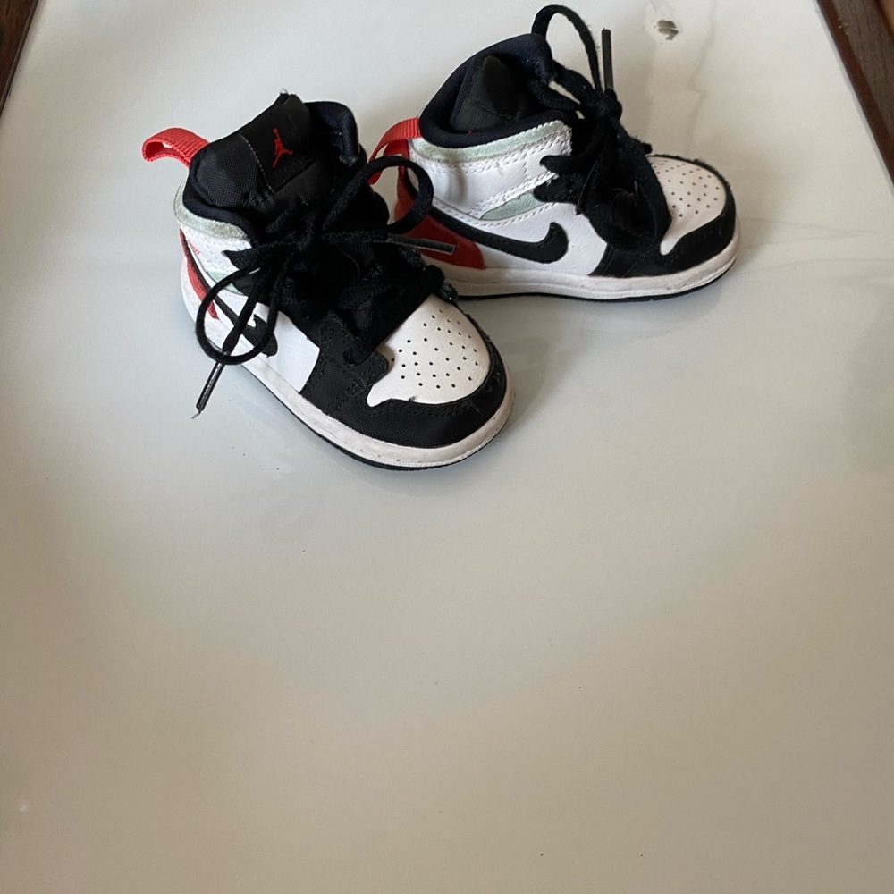 Nike Black and White High-Top Sneakers